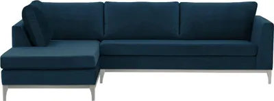 Produktbild von Linksseitiges Ecksofa Gosena Wood-Velluto 11-white