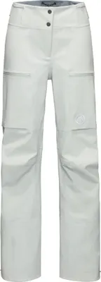 Helle Mammut Stoney HS Pants Women mit zwei Knöpfen am Bund und seitlichen Taschen mit Reißverschluss