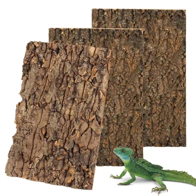 Productafbeelding van Kurkschors, 3 stuks terrariumachterwand, 15 x 30 cm