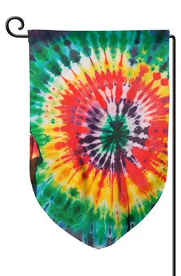 Productafbeelding van Dubbelzijdige Tuinvlag met Hippie-Design