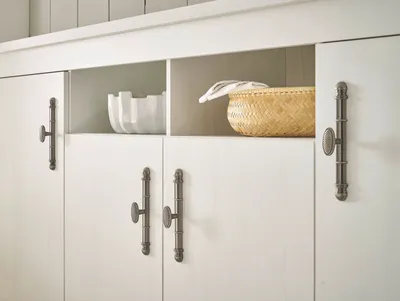 Produktbild von Sideboard "Fiastra" weiß Pinie Landhaus Kommode 201 cm mit Soft-Close
