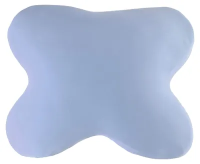 Produktbild von Kissenbezug für Schmetterlingskissen, 55 x 47 cm / 56 x 48 cm, weicher Jersey, 100 % Baumwolle, hellblau