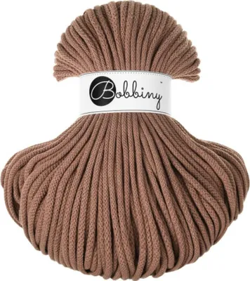 Obrázek produktu pro Bavlněná šňůra - opletená šňůra 5 mm - 100 m Mocha Mousse