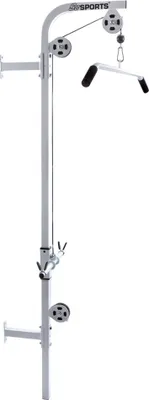 Produktbild von ScSPORTS® Latzug zur Wandmontage - inkl. Kabelzug, Latzugstange, Trizepsstange, Federverschlüsse - Latzugturm, Latzugstation, Seilzug, Kabelzugstation, Kabelzugturm, Krafttraining, Zuhause, Fitness