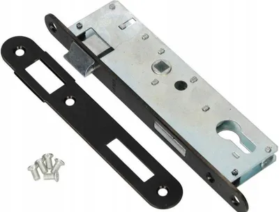 Image de Serrure de porte de chambre Serrure à encastrer PZ DIN-gauche 72/34 mm Z220