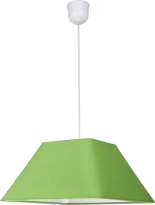 Zdjęcie produktu dla Lampa wisząca ROBIN biało-zielona 1xE27x60W tkanina wym:95x35x35cm IP20 Candellux