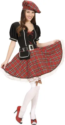 Produktbild von Kostüm Schottin - Schottenrock für Frauen M - Schottischen Kleid Größe M