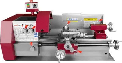 Produktbild von PAULIMOT Drehmaschine PM2500 mit 400 Volt Motor