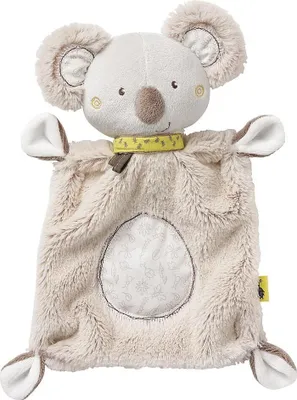 Produktbild von Schmusetuch Koala –Stofftier-Schnuffeltuch mit Koala-Köpfchen zum Greifen, Fühlen, Knuddeln und Liebhaben