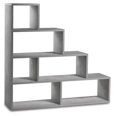 Immagine prodotto di Libreria a Scala 4 Ripiani 150x144x38 cm Cemento