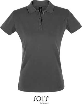 Produktbild von SOLS Damen Polo Piqué 11347 Grau Dark Grey M