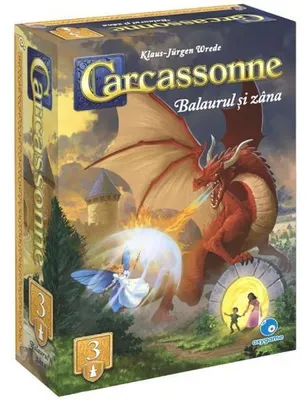 Obrázok produktu pre Carcassonne – Rozšírenie 3: Drak a víla (nové vydanie)