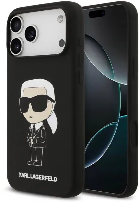 Immagine prodotto di Custodia posteriore Karl Lagerfeld per Apple iPhone 17 Pro Max, colore nero