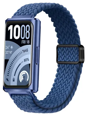 Obrázek produktu pro Nylonový řemínek k chytrým hodinkám pro Huawei Band 11 / 11 Pro s magnetickým zapínáním, modrý