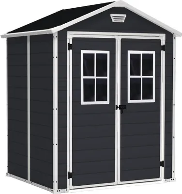 Produktbild von Keter Záhradný domček Keter MANOR 6 x 5 DD tmavo šedý KT-610297