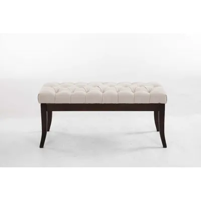Produktbild von Sitzbank Ramses Stoff antik-dunkel 100 - creme