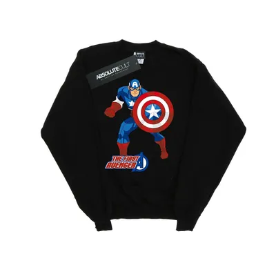 Obrázok produktu pre Captain America - "The First Avenger" mikina pre mužov BI350 (XXL) (čierna)