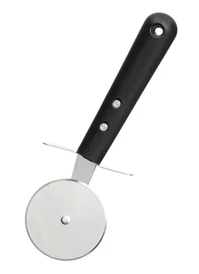 Produktbild von PIZZARAD aus Edelstahl Ø6,5cm Pizzamesser Pizza Pizzaroller Pizzaschneider Cutter Pizzateiler Teigroller Roller 62