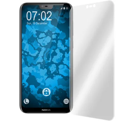 Produktbild von 2er-Pack PhoneNatic Displayschutzfolien klar Flexible Folien kompatibel mit  Nokia 6.1 Plus (X6)