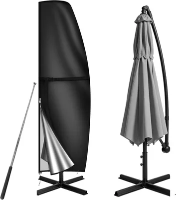 Produktbild von Schutzhülle für Sonnenschirm mit Stange, wasserdicht, 280 x 30/81/45 cm, für den Außenbereich