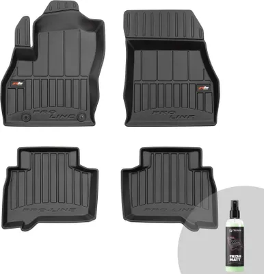 Produktbild von FROGUM ProLine 3D Gummimatten Exklusiven Auto Fußmatten Autofussmatten für Fiat Qubo 2008-2020