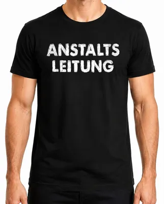 Productafbeelding van Directie van het ziekenhuis, leidinggevende van het verpleegcentrum, hoofd van de afdeling. Humor heren T-shirt, zwart, maat XL