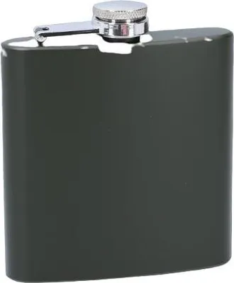 Produktbild von Gentelo Flachmann aus Edelstahl, 180 ml, Khaki