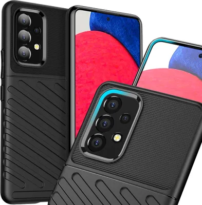 Produktbild von Thunder Case Flexible Gepanzerte Hülle Samsung Galaxy A53 5G Schwarz