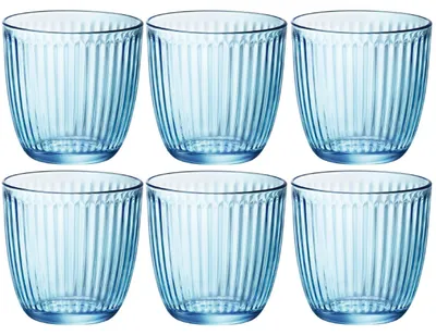 Produktbild von Bormioli Rocco 5124229, Blau, Glas, 6 Stück(e), klar, Line Blue, 29 ml