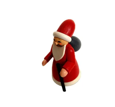 Produktbild von Miniaturfigur Weihnachtsmann bunt Höhe=6cm NEU