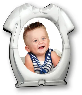 Produktbild von Baby Boy Metallrahmen 7x8 cm