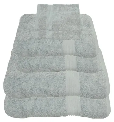Produktbild von Julie Julsen Handtuch Set Silber,Set:6 tlg. 2 Bade- 2 Handtücher + gratis 2 Waschhand..