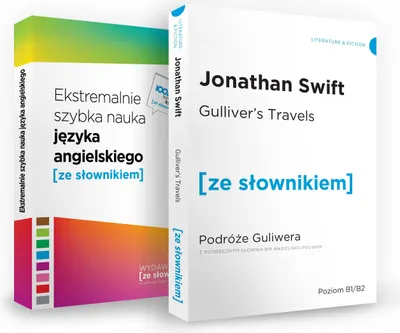 Zdjęcie produktu dla Pakiet Gulliver's Travels i Ekstremalnie szybka nauka języka angielskiego - opracowanie zbiorowe