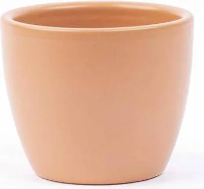Produktbild von Keramiktopf Ø6cm Pflanztopf mit matter Oberfläche Warm Deko - Blumentopf Indoor