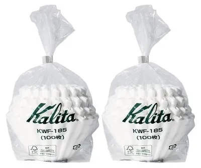 Kaffeefilter 185, 200 Stück, weiß, Papier, Doppelpack