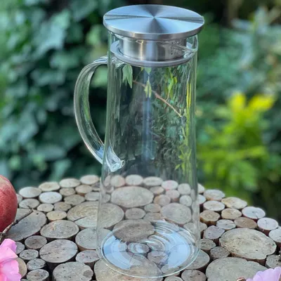 Karaffe aus Borosilikatglas 1500 ml transparent