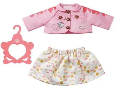 Productafbeelding van Baby Annabell Outfit voor jongens en meisjes, 43 cm, set kleding voor poppen, geschikt voor poppen van 3 jaar, 78 gram