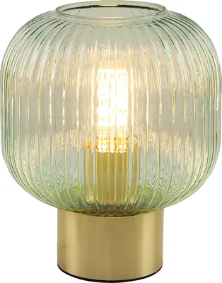 Produktbild von Olucia - CHARLOIS - Tischlampe - Grün/Gold