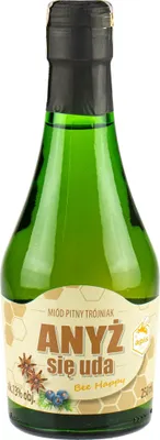 Obrázek produktu pro Anyz you uda Trojniak med (medovina s anýzem tøetina) 0,25L | Medovina med víno medovina víno med medovina | 250 ml | 13% alkoholu | Apis | nápad na dárek | 18+