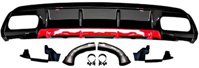 Image de DIEDERICHS 1682158 Enjoliveur, pare-chocs arrière pour MERCEDES-BENZ CLASSE A (W176) 2012-2018