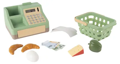 Produktbild von Dantoy 6117 Spielzeugkasse mit Solartaschenrechner - Lernspielzeug für Kinder.