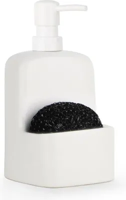 Immagine prodotto di Dispenser per sapone in Vetroceramica, bianco, grande, 380 ml