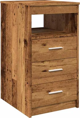 Immagine prodotto di vidaXL Cassettiera in legno di recupero 40x50x76 cm materiale a base di legno