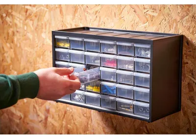 Image de Organiseur - 30 compartiments sur 5 Etages - 36,5 x 15,5 x 22,5 cm - STANLEY, 1-93-980