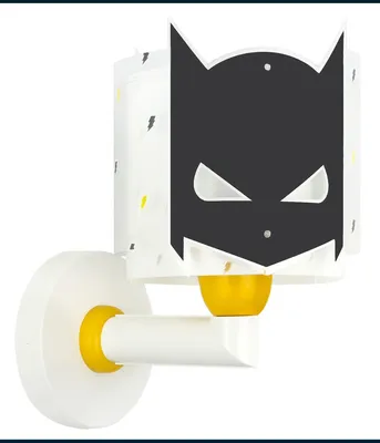 Produktbild von Kinderzimmer Wandleuchte Superhelden-Design aus Polypropylen Leuchtet im Dunkeln