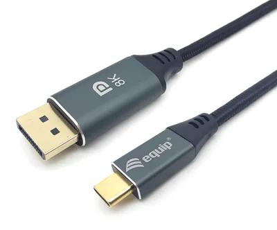 Image de Equip USB-C to DisplayPort Premium Cable, M/M, 1.0m, 8K/60Hz