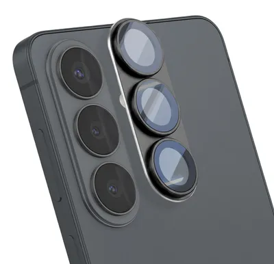 Produktbild von Avizar, Kameraschutz für Galaxy S26 Plus aus kratzfestem Panzerglas, Schwarz