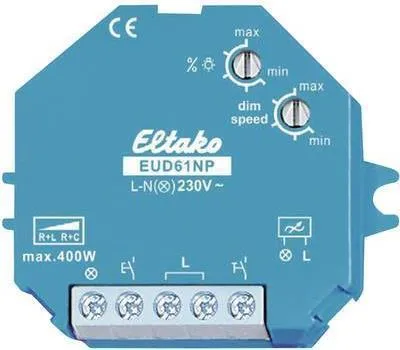 Produktbild von Eltako EUD61NP-230V Univ.-Dimmschalter (V) o.N Power MOSFET 400w R+L+C 61100830