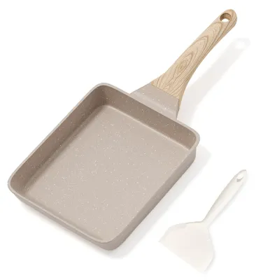 Obrázok produktu pre Hrnček na omelety s granitovým povrchom, priemer 20 cm, vhodný na indukčné sporáky, pre kuchyňu