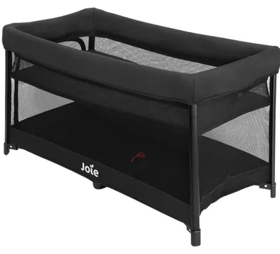 Produktbild von Joie Amigo Reisebett & Laufstall, faltbar 0–15 kg, Schwarz